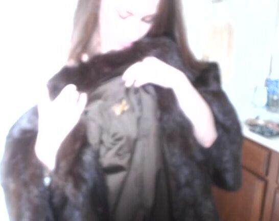 Amber Fun Fur Coat Slave