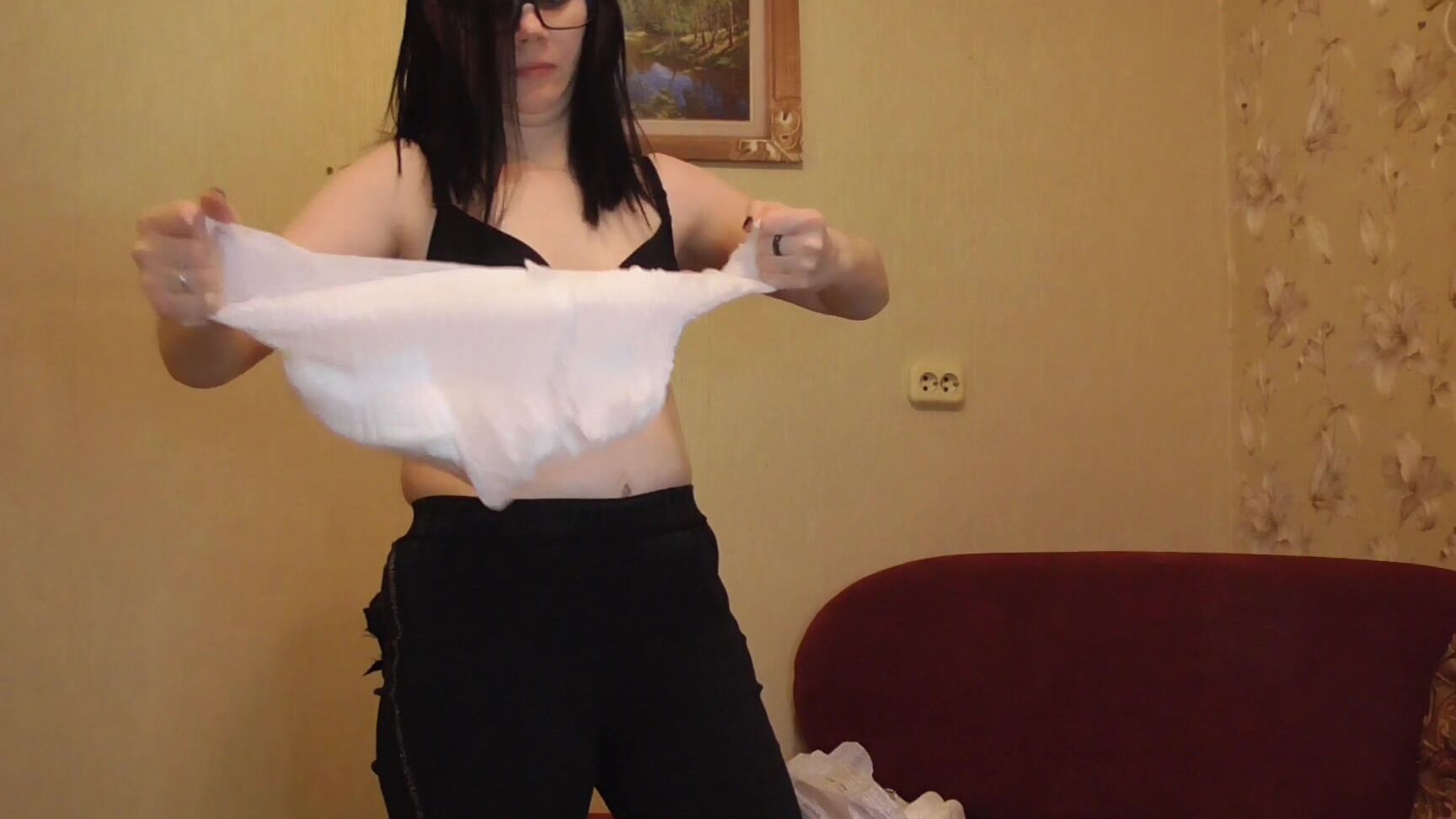 Amateur, Brunette, Diaper, Orgasms, Pee anna-went-crazy-and-made-trash ManyVids