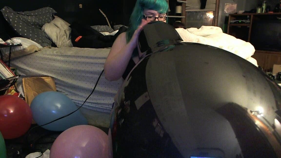 Bluewut One Girl And Loads Of Balloons