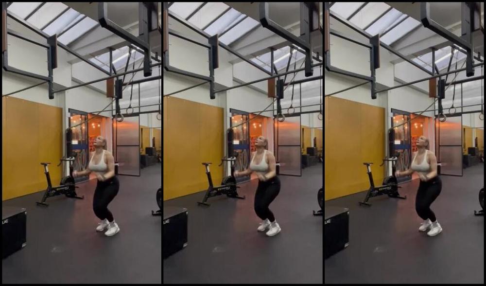 Goddessdommelia Onlyfans Practicing For The Crossfit Open