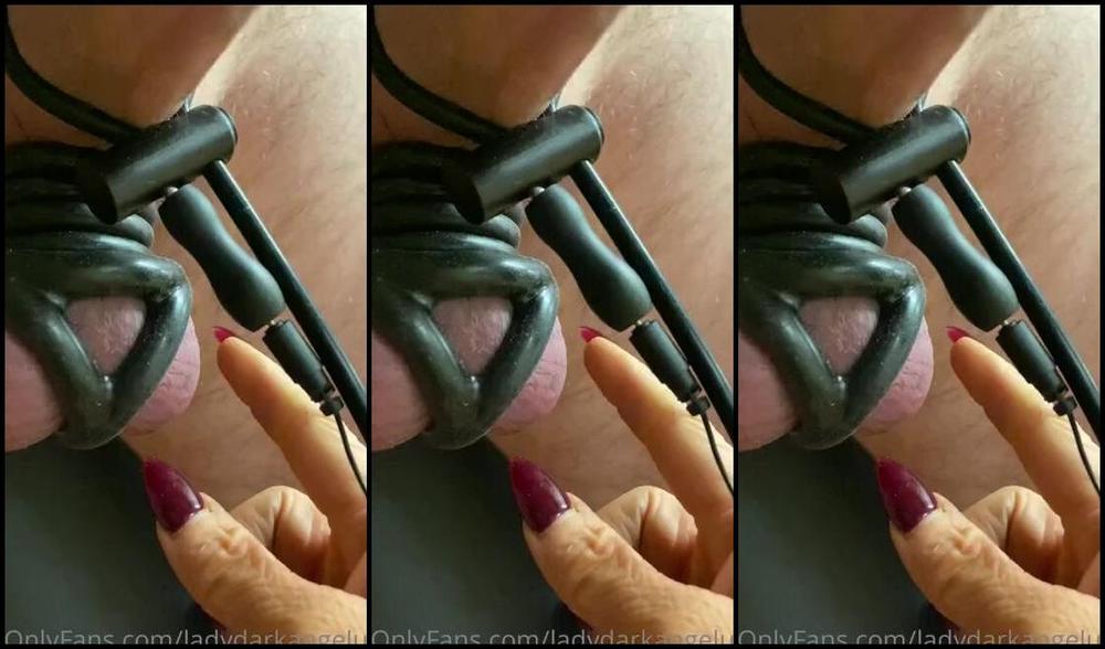 Ladydarkangeluk Onlyfans The Bondage Wheel Ball Stretchers And Electrics Watch My Session Clip From This Morning