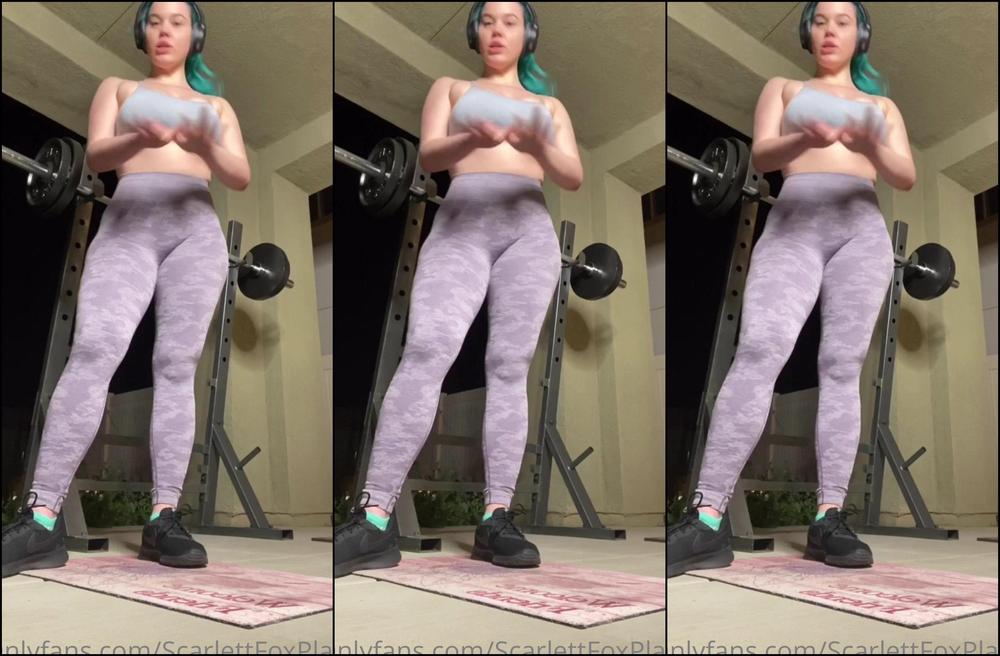 Scarlettfoxplay Quarantine Workout For The Nude Deadlifts Min But If You Re