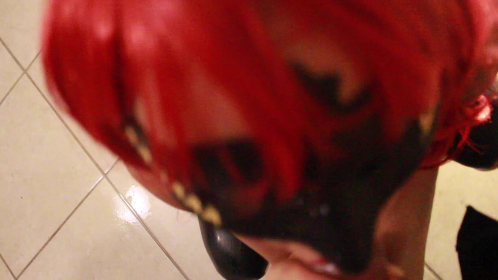 Facials,POV Blowjob,Latex,Redhead,Trip scarlet chase on my knees giving daddy sloppy blowjob ManyVids