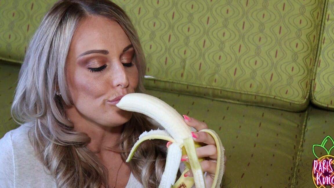 Paris Knight Banana Blow Job