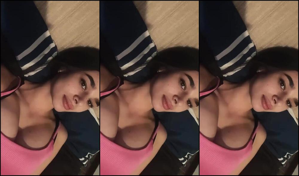 Enchanting Eva Bored At Home On The Couch Alone