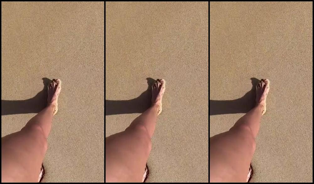 Heels Of Mine Nicknamed Heelsofmine 11 28 2023 Onlyfans Video I Love The Feeling On Sand Under My Feetits Almost The Same As When My Feet