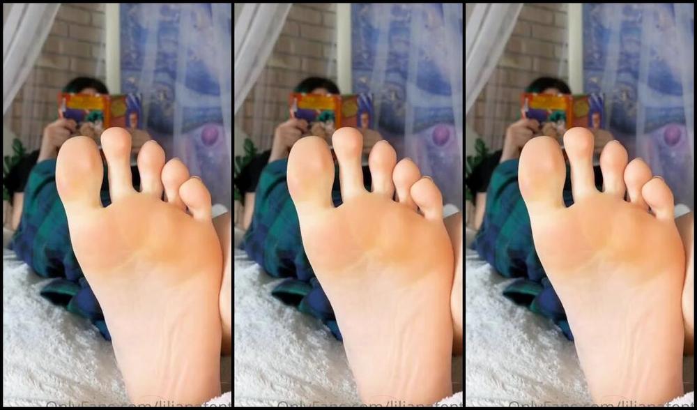 Liliana Fenty Nicknamed Lilianafenty Onlyfans Ignoring You With My Feet In Your Face While I Read 8
