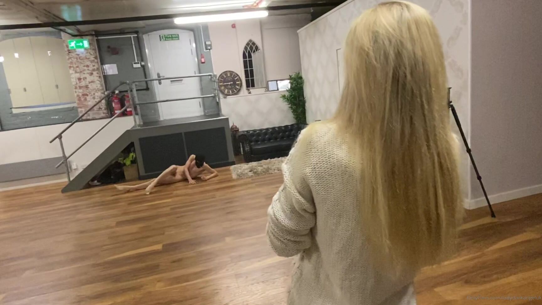 Lady Dark Angel Messing About In Between Filming Scenes So Funny Behind Scenes Fun