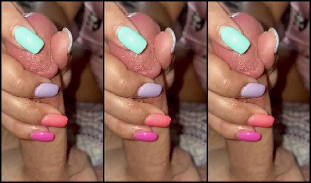 Latinamala Nicknamed Latinamala1 Onlyfans 04 04 2023 Latina Mala Colorful Handjob Nail Tease