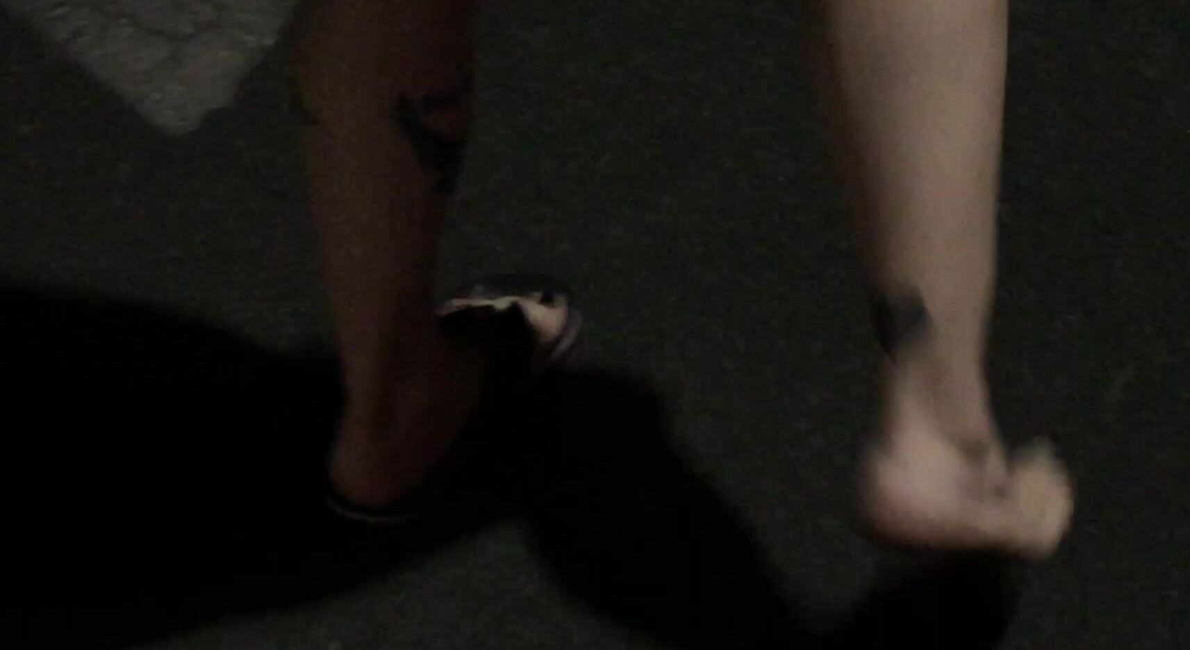 Nikki Sequoia One Shoe In The Parking Lot