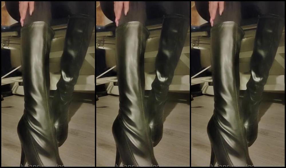 Goddess Anna Nicknamed Goddessanna Onlyfans Worship My Leather Boots Knh