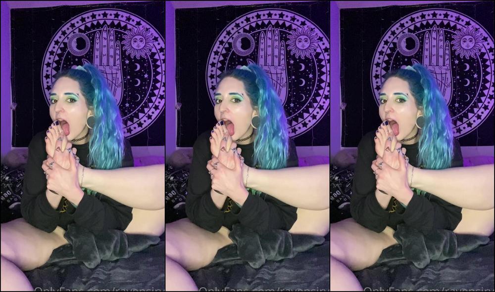 Ravensiryn Desperate For A Big Cock In Between These Soles Who Can Help Me Out