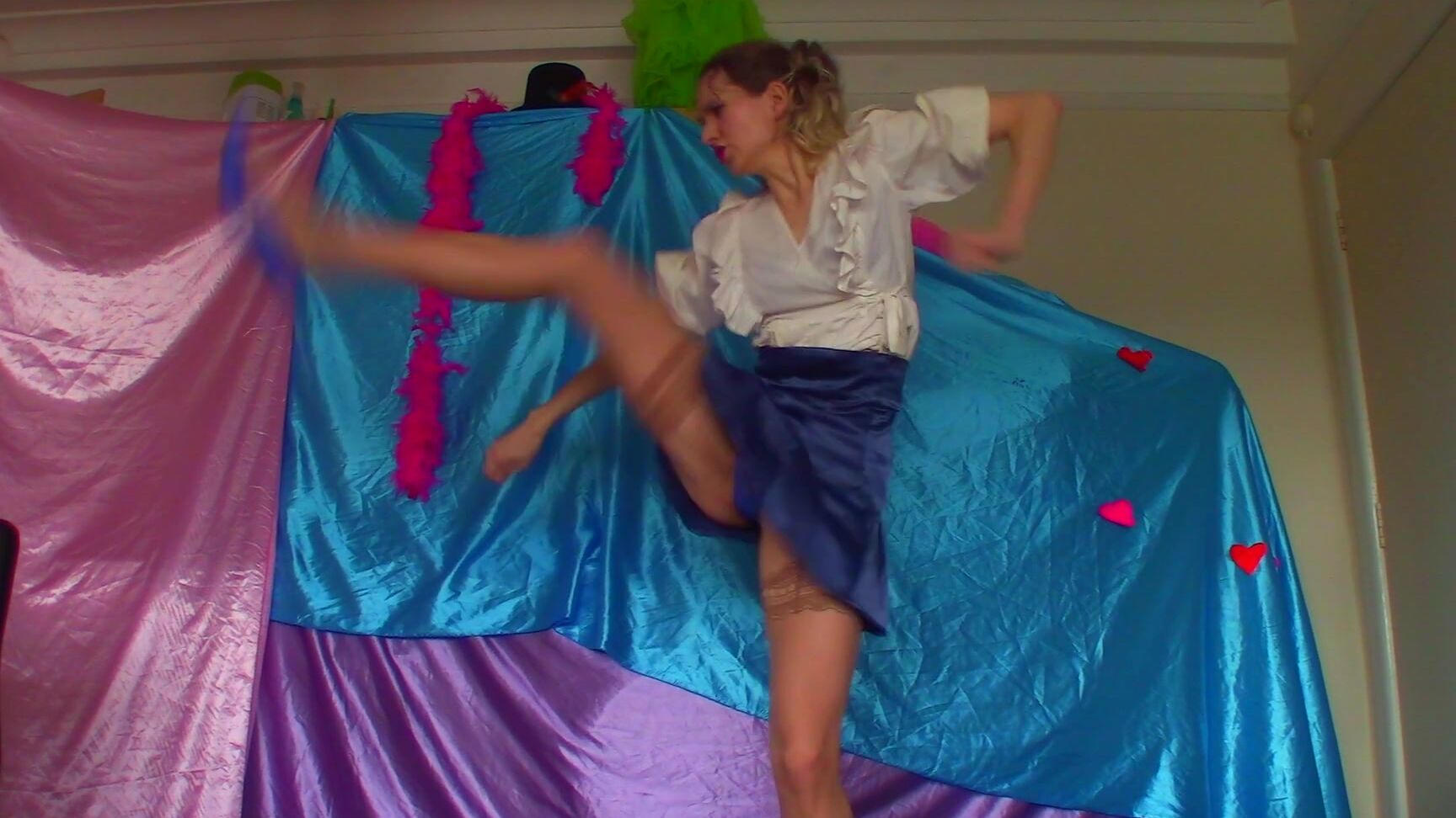 "Goddess Vanessa" high heels, ballbusting, femdom pov, kicking, legs Self DEFENSE Ballbusting LEGS BLUE Heel manyvids