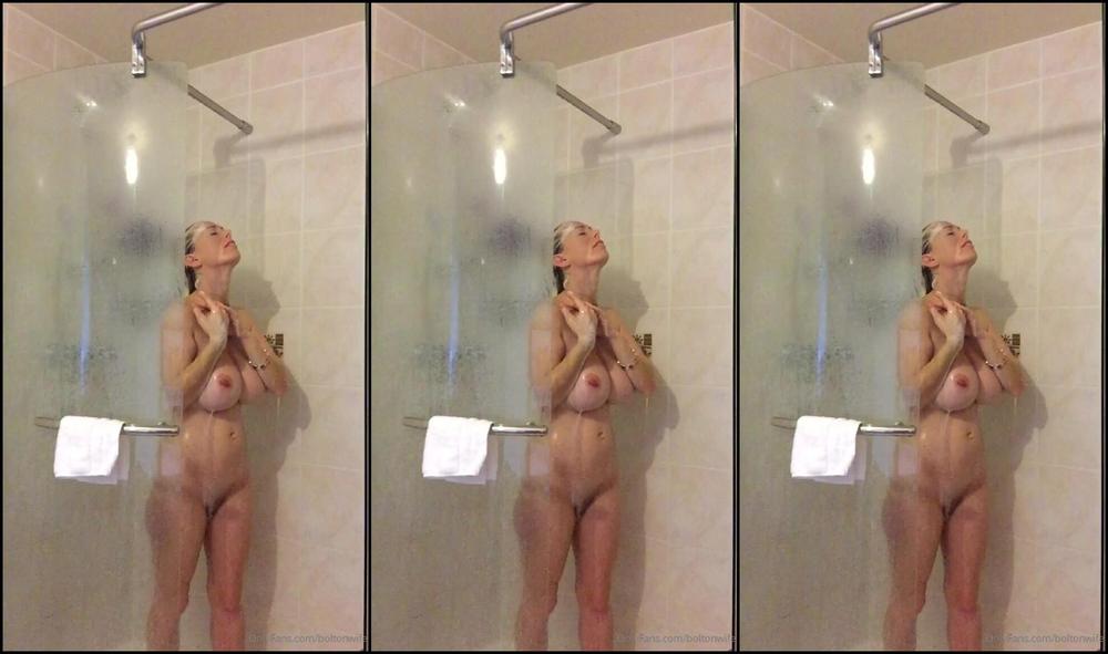 Boltonwife Just Me In The Shower