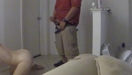 Biancaandhubby Pizza Guy Accidentally Shoots Cum On Me