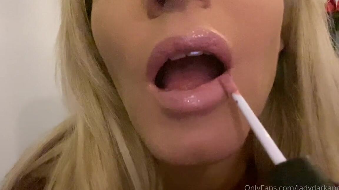 Ladydarkangeluk Onlyfans Good Morning Fans For You Lipstick Fetishists