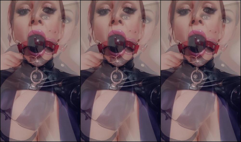 Ruby Onyx Gagged And Left Dribbling