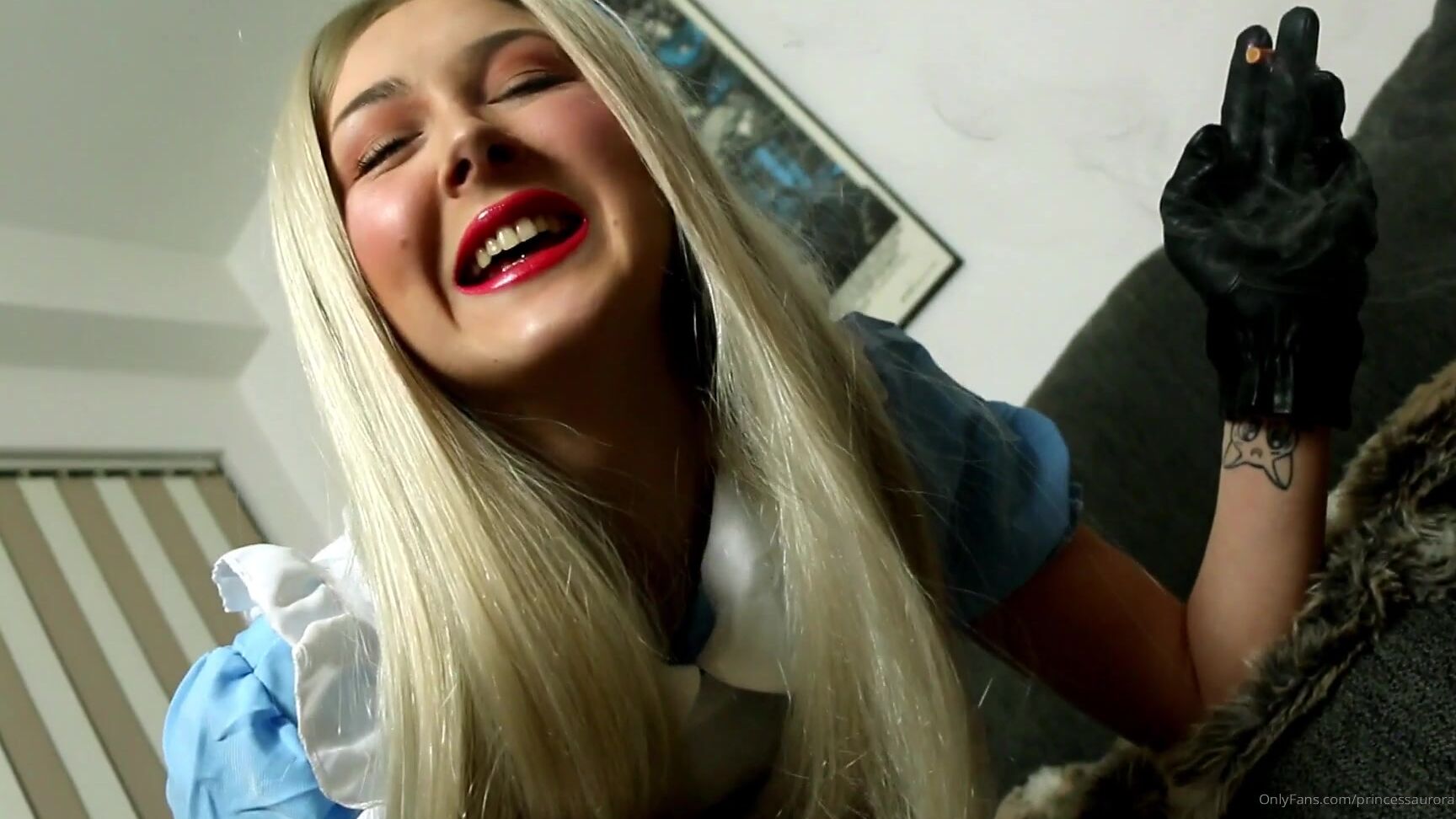 Princessaurora I Love Being Bratty Alice Inhale My Smoke You Little Pervert