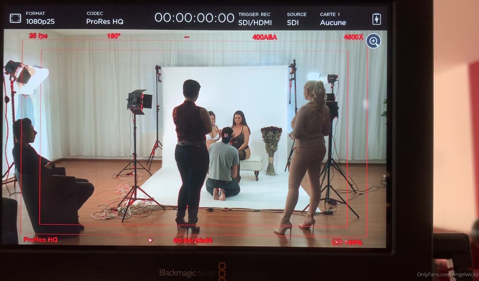 Angelwicky Exclusive Backstage From Shooting For Canal French Tv Exclusivn Backstage Z Nat En