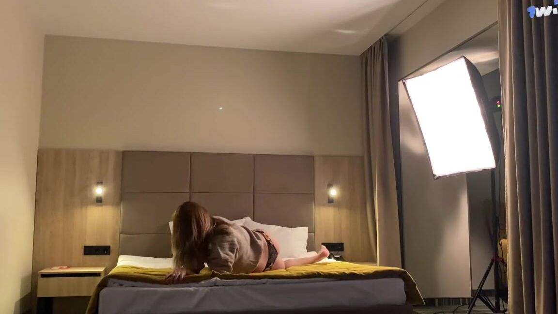 With Talking Sex With A Photo Model During Filming