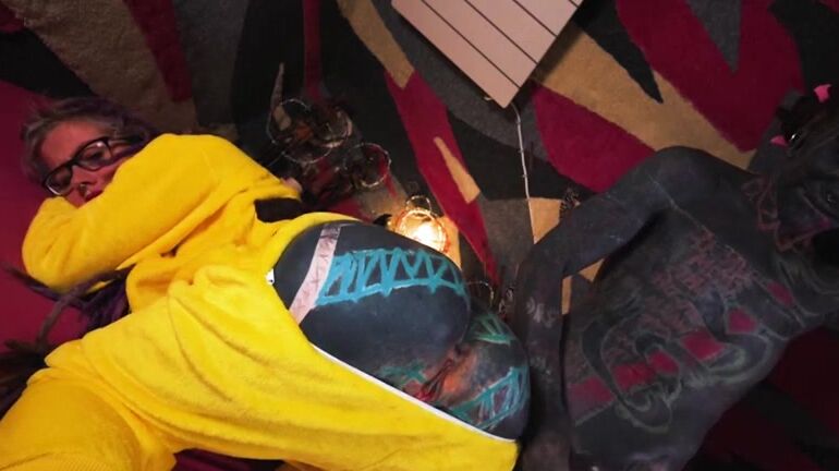 Anal, Cosplay, Fucking, Rough Sex, Tattoos anuskatzz heavily tattooed couple anal orgasm fuck ManyVids