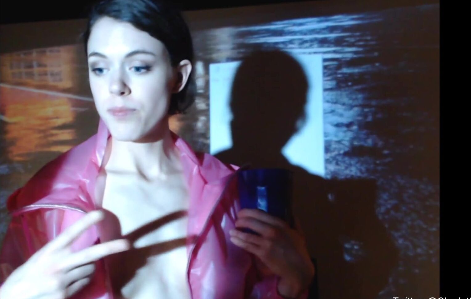 Charlotte Projector Show From The Other Night It Was Kind Of An Experimental Show And Not Very Many