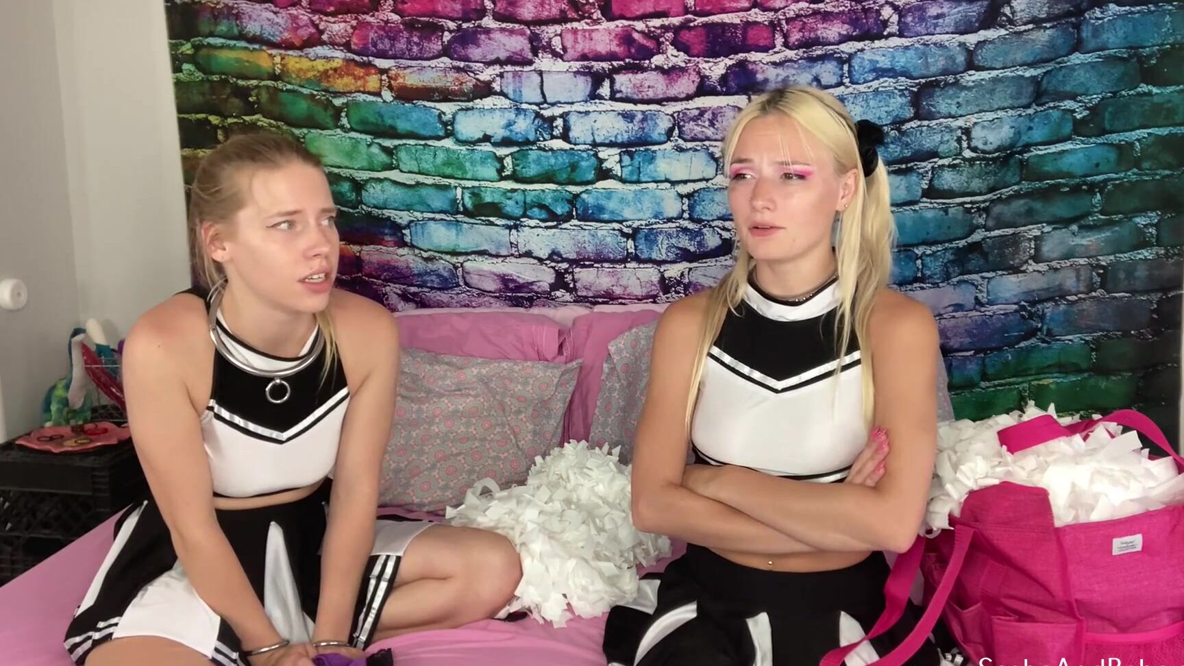 Sashalikescats Cheerleaders Catch You Sniffing What Happens After These