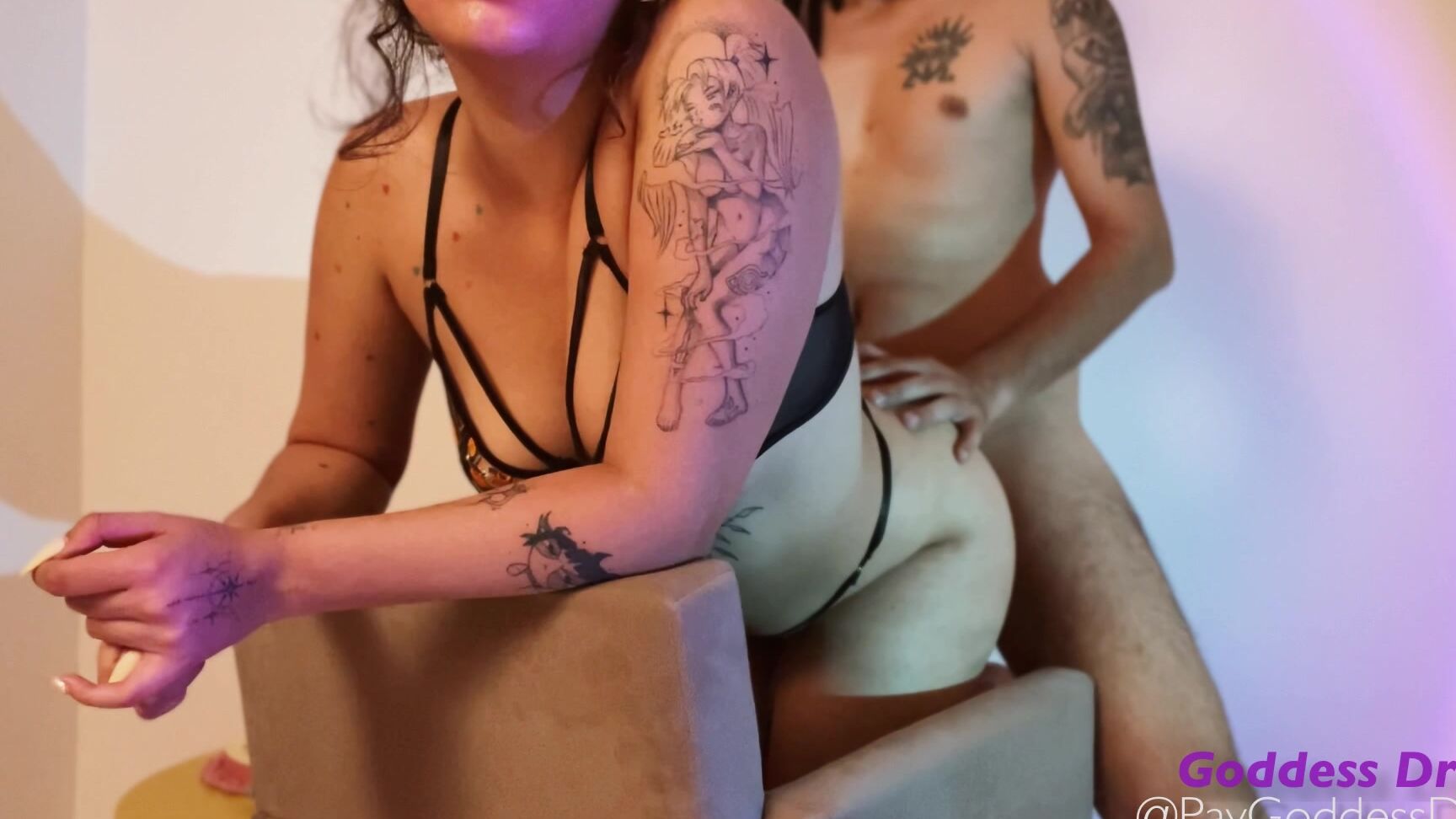"GoddessDri" cuckolding, femdom pov, imposed bi, goddess worship, slave training he fucks you suck manyvids