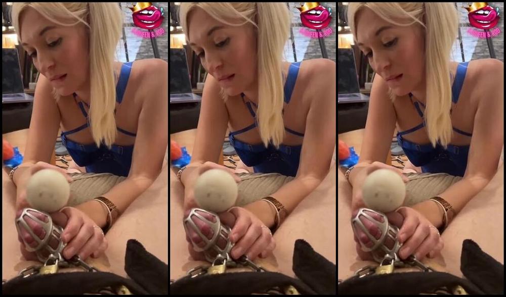 Mistress Bjqueen Nicknamed Mistressbjqueen 10 13 2023 Onlyfans Video Full Clip 9Mins Pov Frustrating Chastity Caged Orgasm