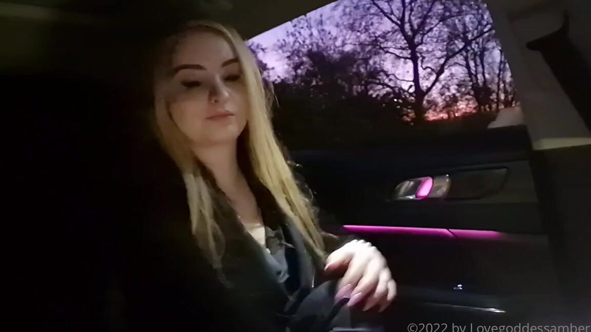 Goddess Amber Aka Goddessamber 12 22 2022 Onlyfans Video Trashing The Streets From My Car R