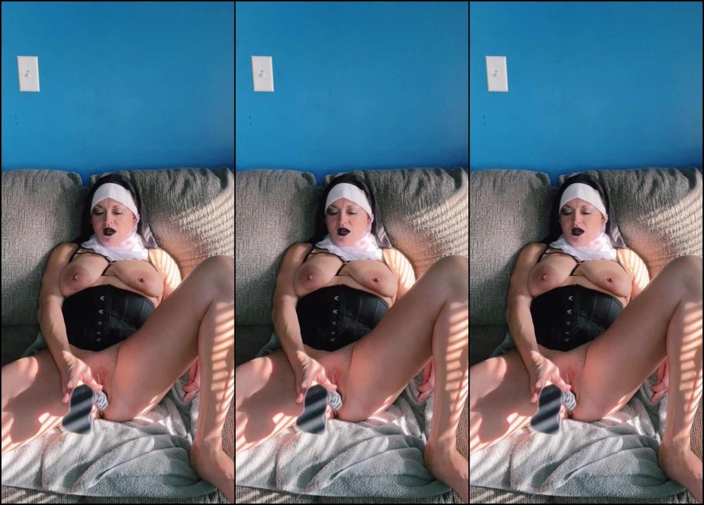 harleyrey Naughty nun takes the devil inside her Manyvids