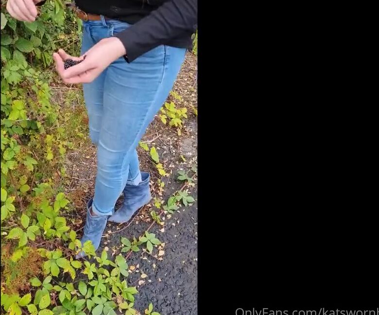 Kats Worn Heels Nicknamed Katswornheels Onlyfans Picking Some Fresh Berries To Crush Under My Louboutin Boots Hope I Dont Stain Them Infact