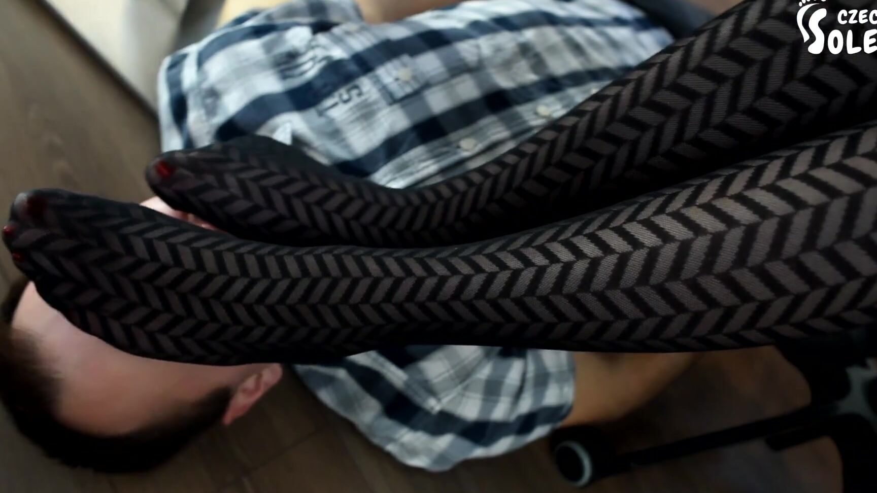 Czech Soles Mean Boss Office Domination In Pantyhose (Foot Worship,Worn Pantyhose, Office Feet) Czech Soles