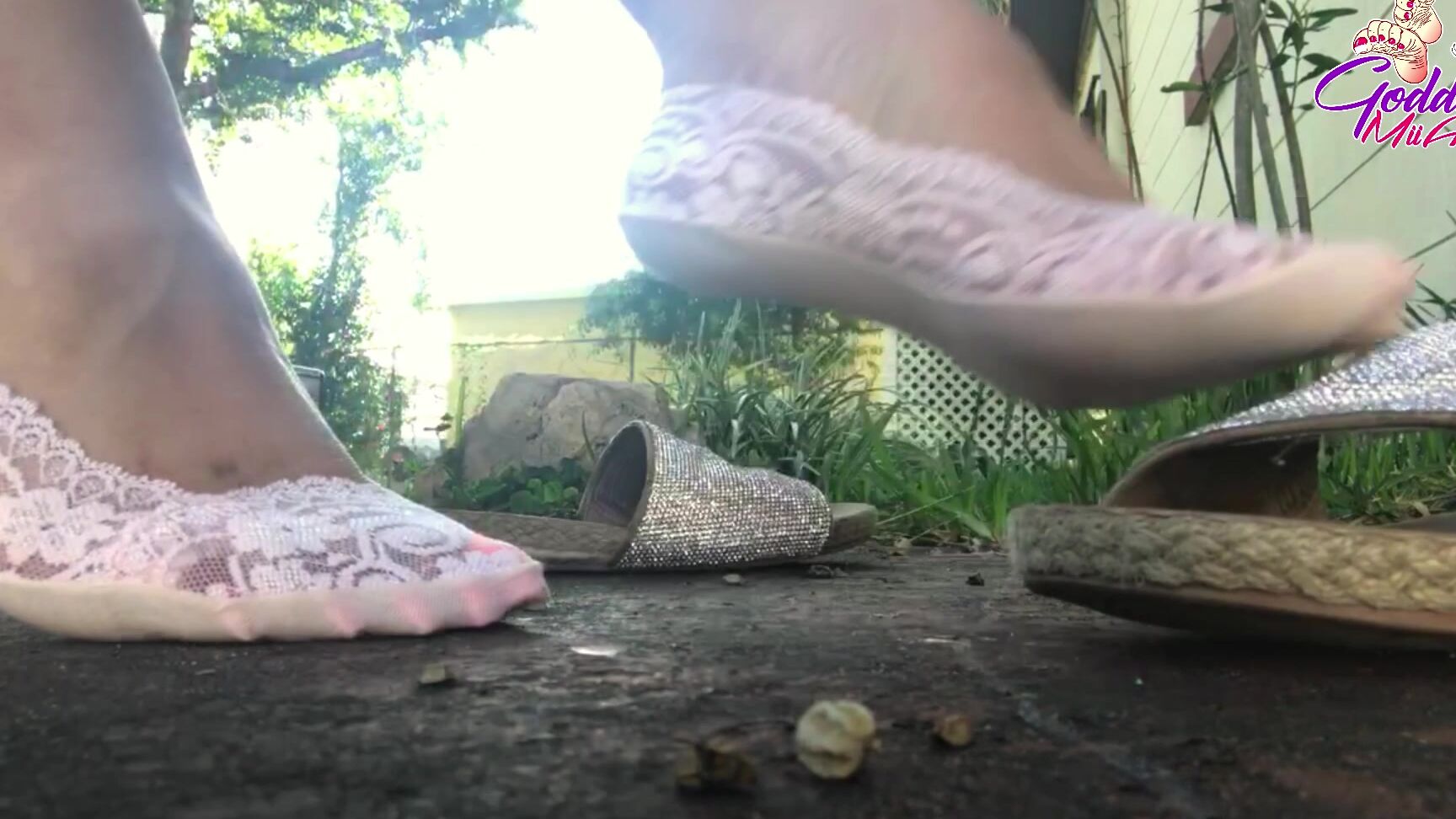 Goddessmiia I Have A Bag Full Of All My Nylons Fishnets Socks Foot