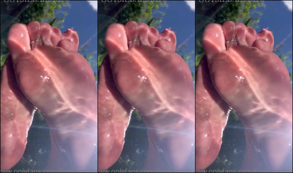 Footsiegalore Dripping All Over You