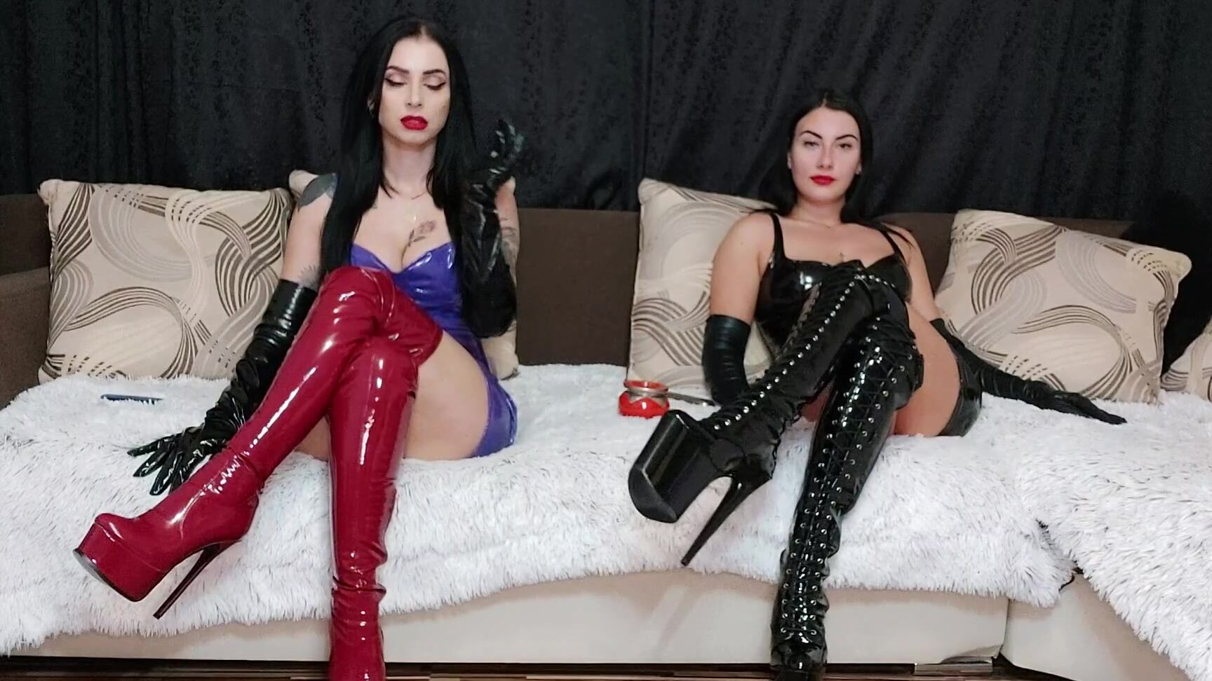 Moneygoddesss Double Domination With Miss Marissa Crossed Legs Boots Domination Poppers Instructi