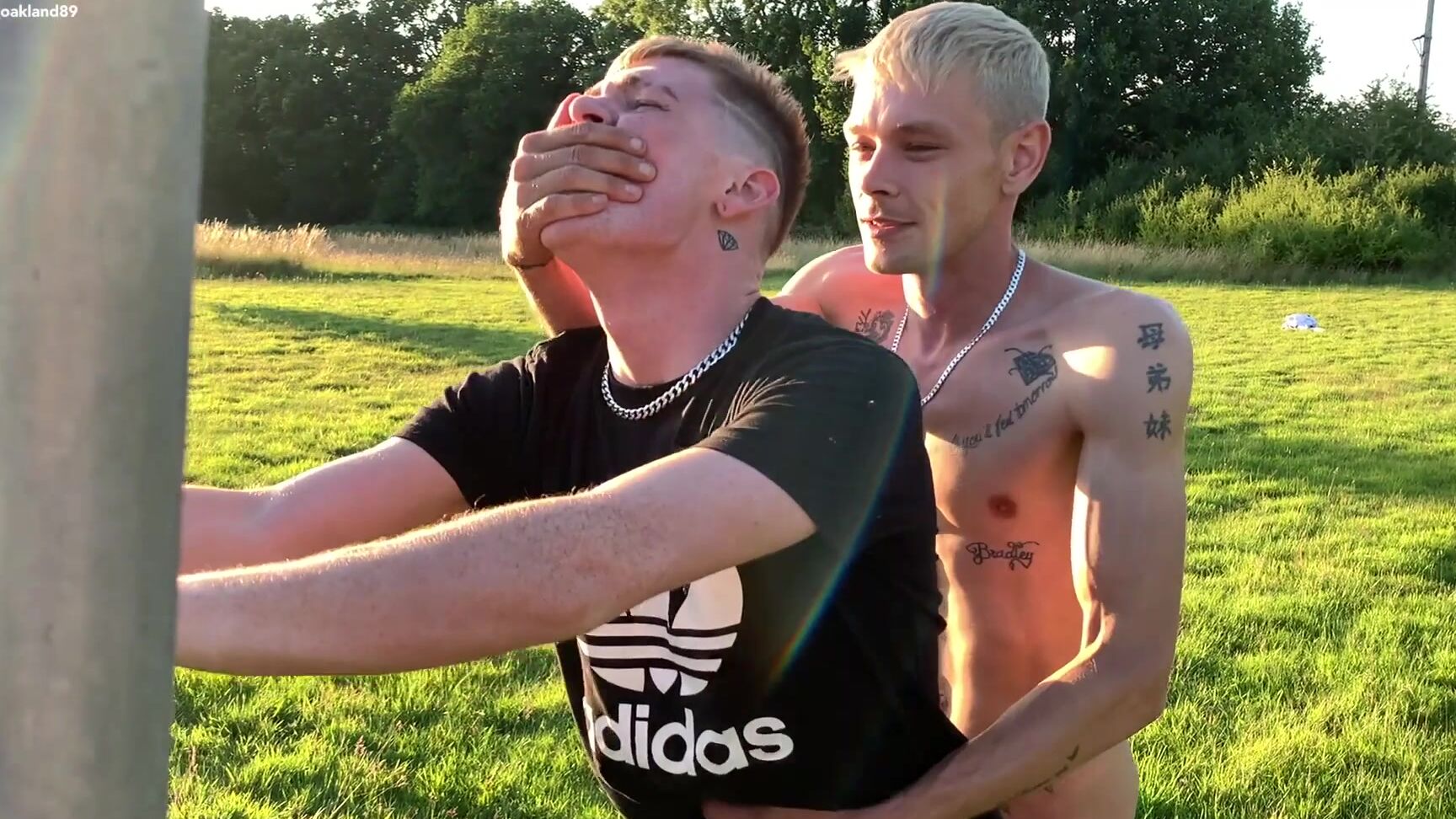 Harri Oakland Full Length Video Chilling With Reece In The Sun When He Decided To Start Suckling On M