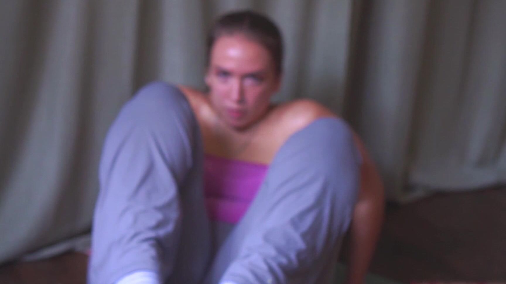 The Sensitive Spot Sweaty Yoga Girl Alana Reign