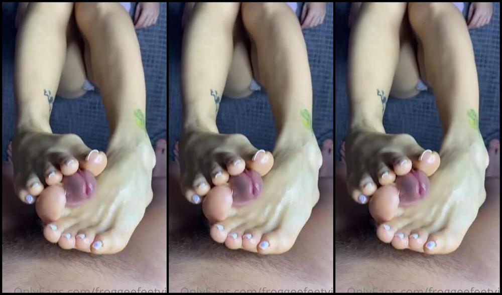 Froggeevip Onlyfans It S Milking Time Let Me Tease Your Cock Until You Cum On My Feet