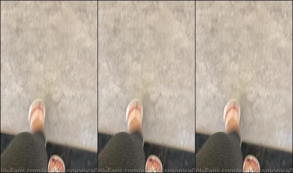 Goddessmonica W Flip Flop Trip To The Laundromat