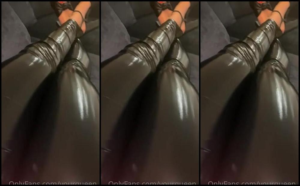 Daddy Serena Nicknamed All4Serenab Femdom 05 02 2021 Onlyfans Video Undeniably Sexy In Pvc Leggings Paired With My New Ysl Heels