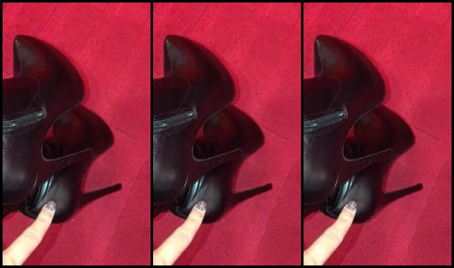 Goddess Helen Crawl Following My Boots