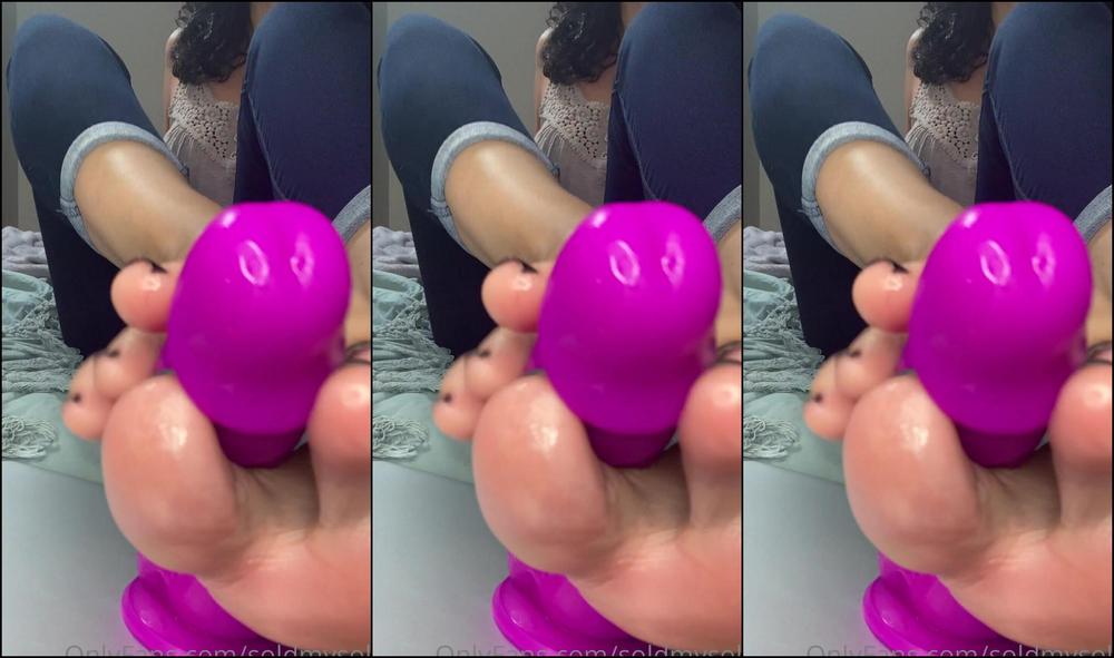 Soldmysole Dildo Fj Toes Pov With Extra Toe Close Ups For My Top Lovers