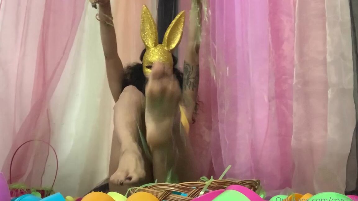 Crystalsinful Onlyfans Im Taking Everything From Everyone Even This Bunny Eggs Jt