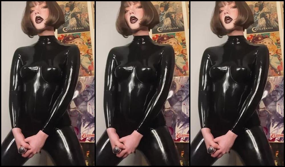 Thecutestkittycat S Nicknamed Thecutestkittycat 05 22 2024 Onlyfans Video Vibing My Latex Pussy In My Tight Latex Catsuit Shaking With Pleasure