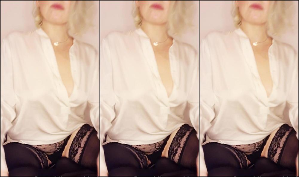 Miss Ruby Marks Posh Panties With Silk And Stockings Clip Tease