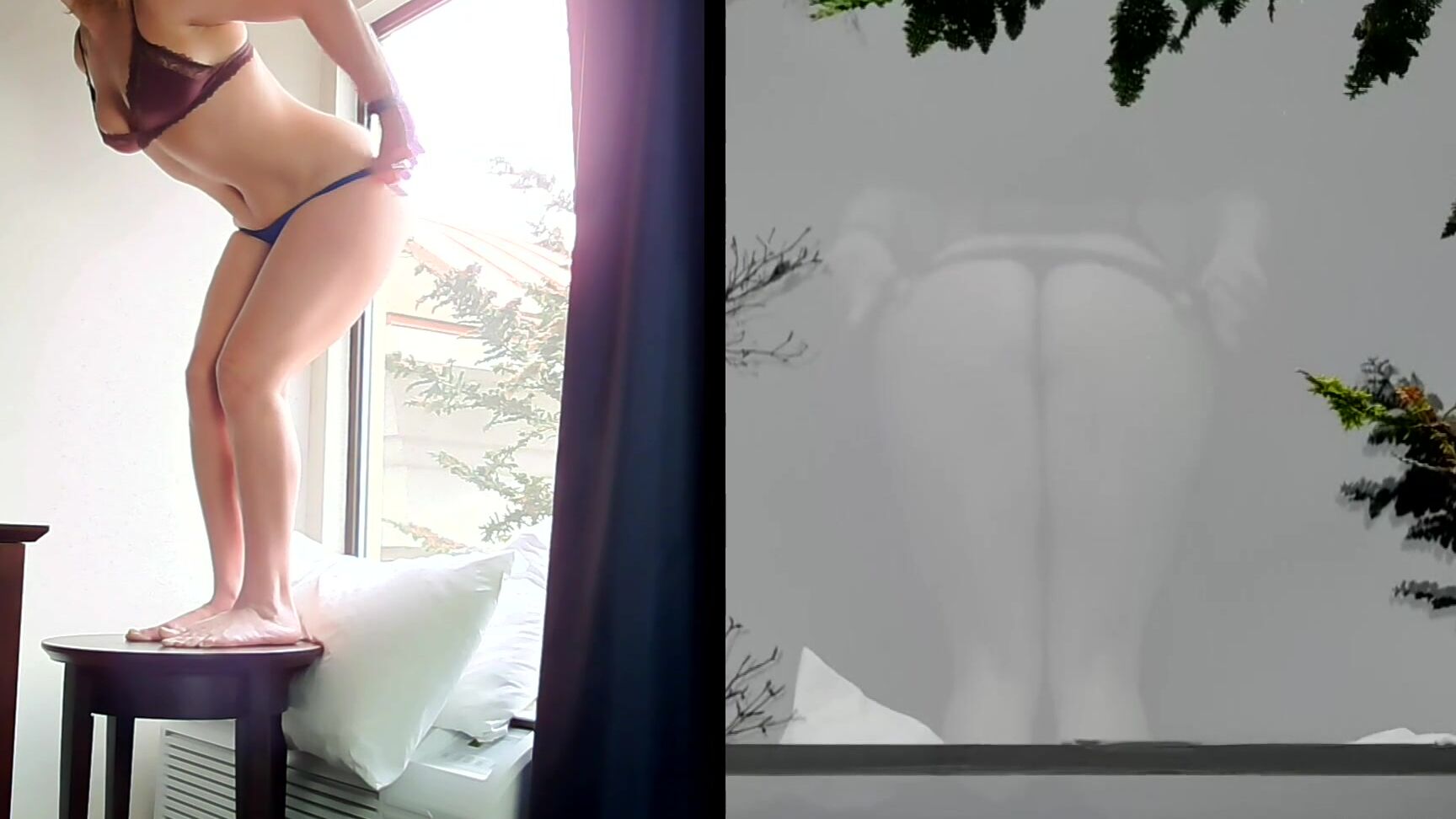 Sammi Starfish A Hotel Window Voyeur Video Shot With Cameras