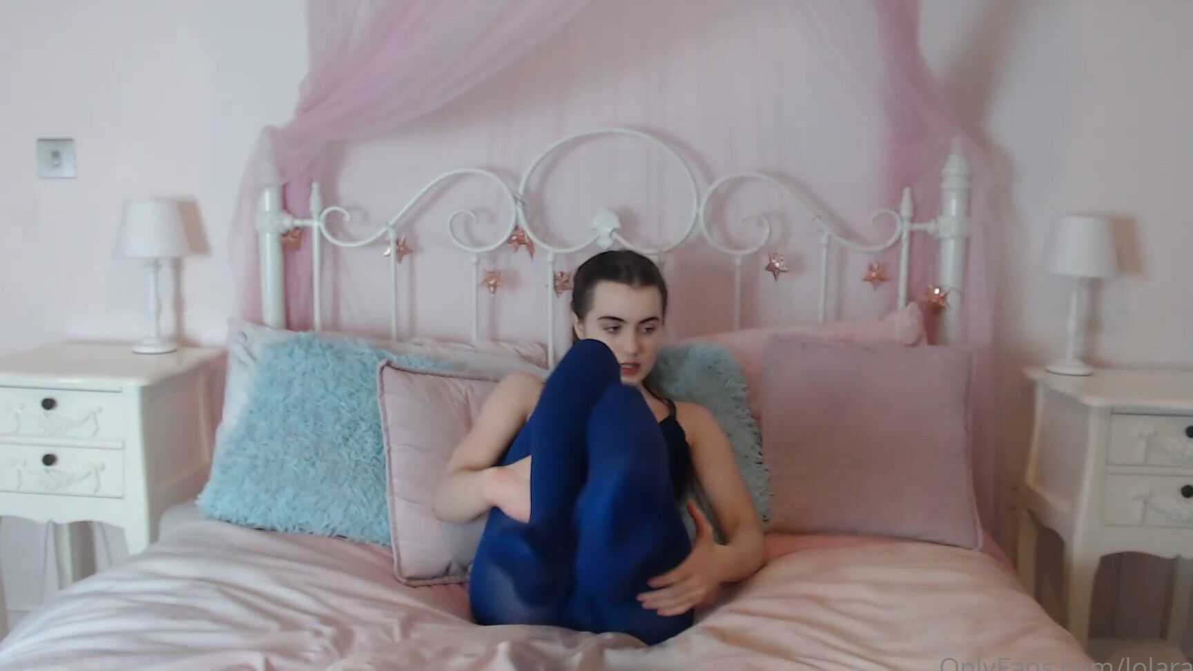 Lolaraexxx Blue Tights Joi