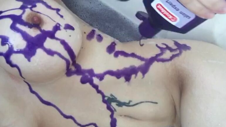 Big Boobs, Big Clits, Shower Scenes mila milan highlights purple bath play ManyVids