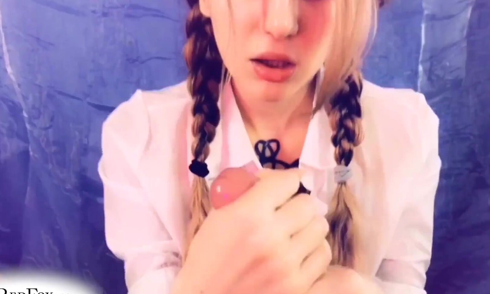 Red Fox Blonde Handjiob Big Dick Teacher Before The Exam PornHubPremium